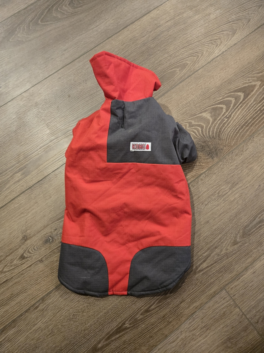 KONG Dog Red & Gray Hooded Jacket
